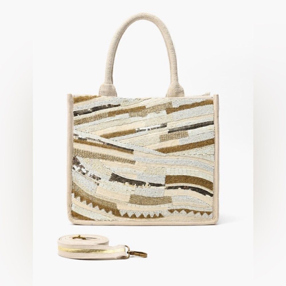 806. Beaded Sequin Tote